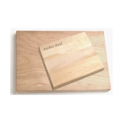 The perfect gift for your friend or colleague who loves to cook, a personalized Maple Wood Charcuterie board from NapaView