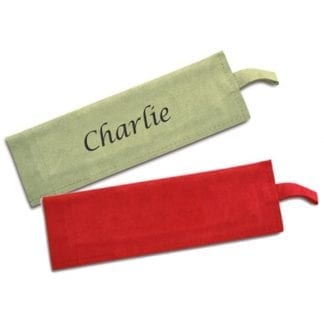 unimprinted or personalized, a Suede Skillet sleeve from Napaview.com makes the perfect holiday gift!