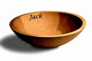 gourmet engraved wooden bowls